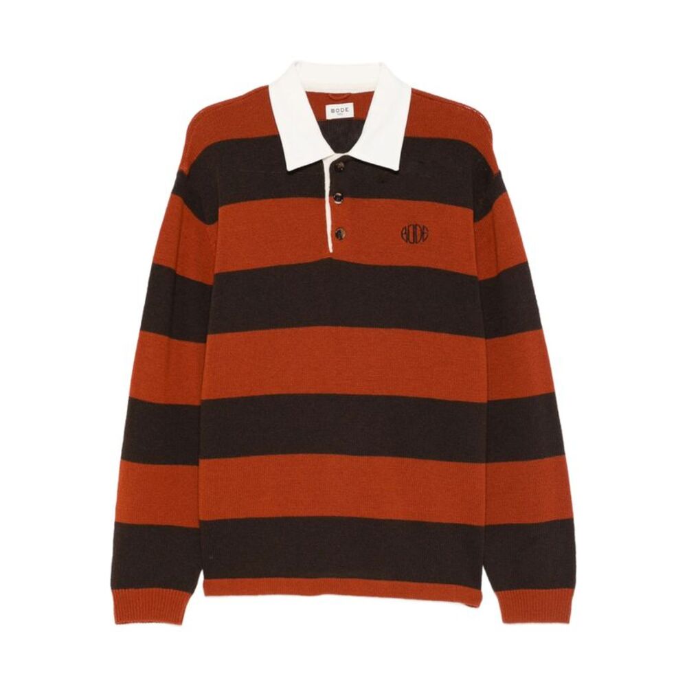 Bode Brown Polo Shirts Men
